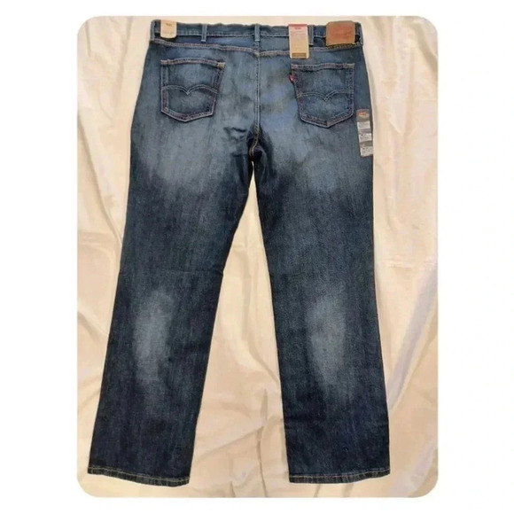 Levi’s 541 Athletic Tapered Dark Wash Jeans Size  46x32 - Picture 6 of 11
